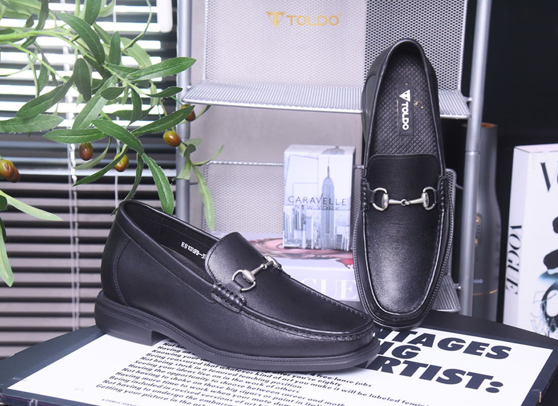 Giày nam cao 8cm siêu nhẹ đế khâu 4